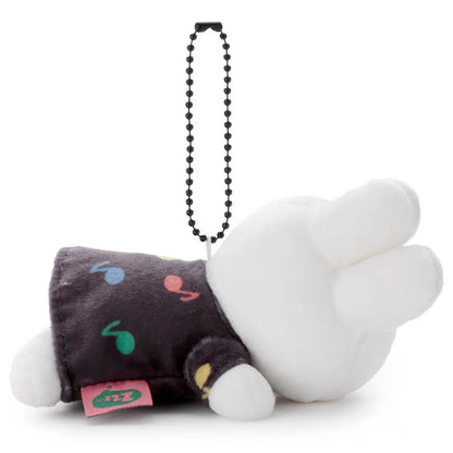 MIFFY | MIFFY & MUSIC Sleeping Friend Plush Keychain Bag Charm Mascot Holder 160×80×100mm