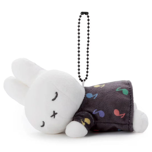 MIFFY | MIFFY & MUSIC Sleeping Friend Plush Keychain Bag Charm Mascot Holder 160×80×100mm