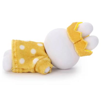 Miffy | Gold & Black Sleeping Friend Flocked Mascot Plush Toy Plush Doll with Box 85×50×50mm (Crown Dot 70th