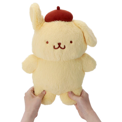 SANRIO | PomPomPurin Pom Pom Purin  Pyokorin Plush Toy 250x340x145mm (Full And Happy Pudding 30th anniversary)