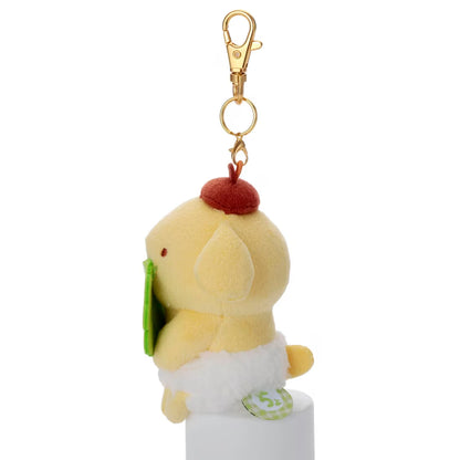 SANRIO | Pompompurin Key Charm Mascot Holder Bag Charm 90x120x50mm (Clover)
