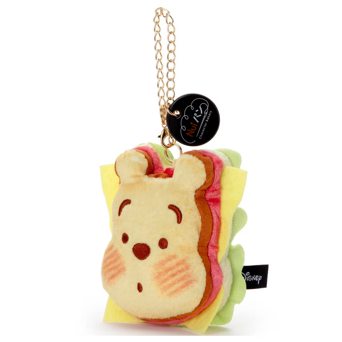 DISNEY | Winnie the Pooh Nui Pan Chain Strap Keychain Mascot Holder W100×H175×D55mm (Sandwitch)