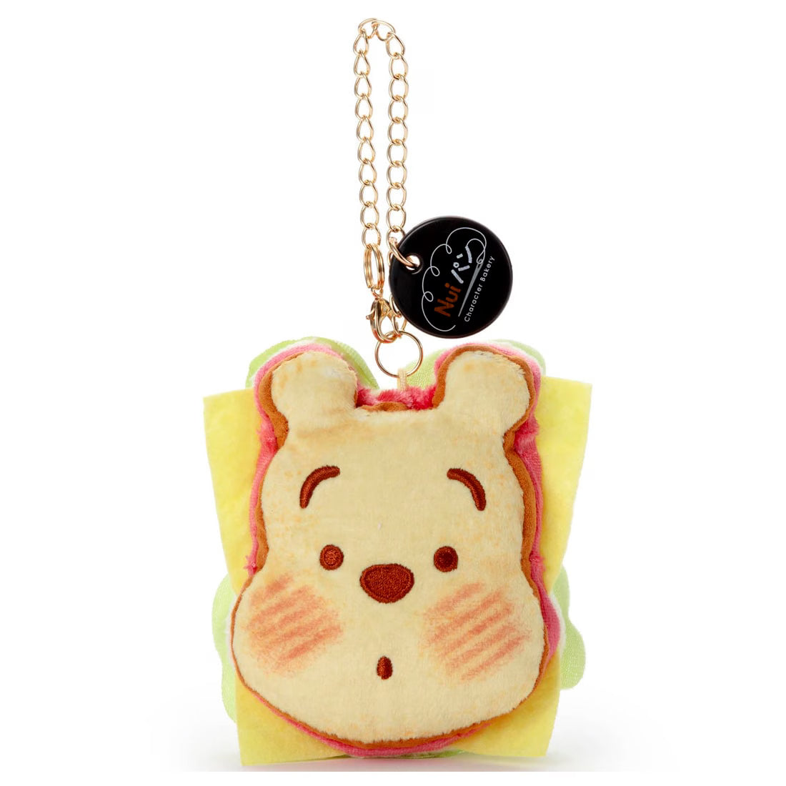 DISNEY | Winnie the Pooh Nui Pan Chain Strap Keychain Mascot Holder W100×H175×D55mm (Sandwitch)