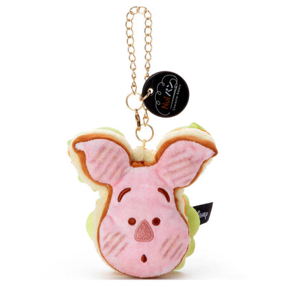 DISNEY | Winnie the Pooh Piglet Nui Pan Chain Strap Keychain Mascot Holder W90×H130×D120mm (Sandwitch)