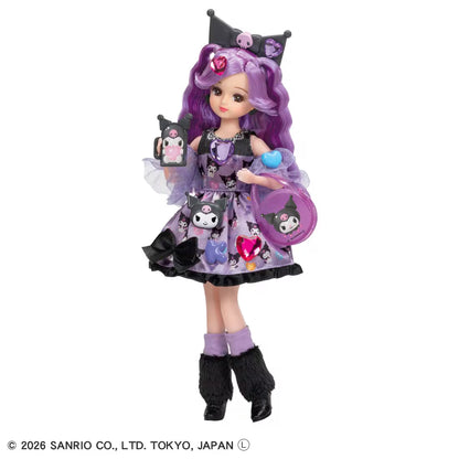 Licca × Sanrio | Decorate Licca-chan with Kuromi 220×265×50mm