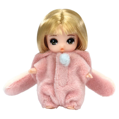 Licca-chan | Kako-chan Baby Sister Pink Bunny Outfit 62x115x33mm