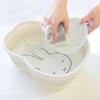 MIFFY | Folding Tub / Washing Tub Bucket 5L (24.5×32×4.4cm - 24.5×32×11.9cm)