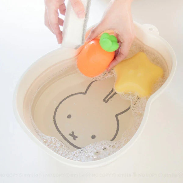 MIFFY | Folding Tub / Washing Tub Bucket 5L (24.5×32×4.4cm - 24.5×32×11.9cm)