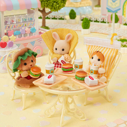 【JP】Sylvanian Families | 35th Baby Trio Hamburger Set