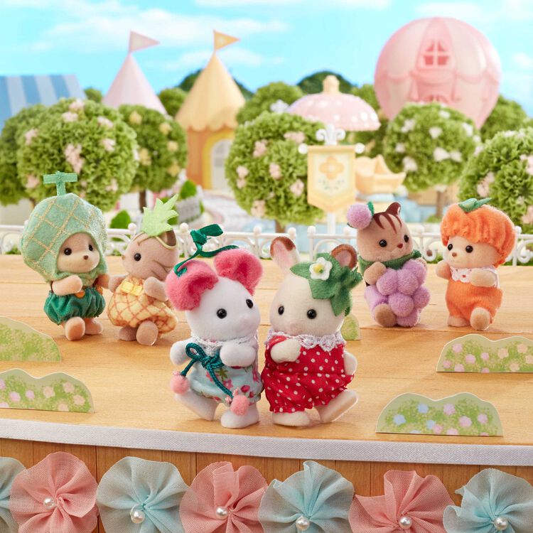 Sylvanian Families | Baby Trio Melon Cherry Pineapple Set