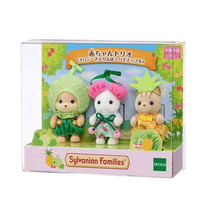 Sylvanian Families | Baby Trio Melon Cherry Pineapple Set