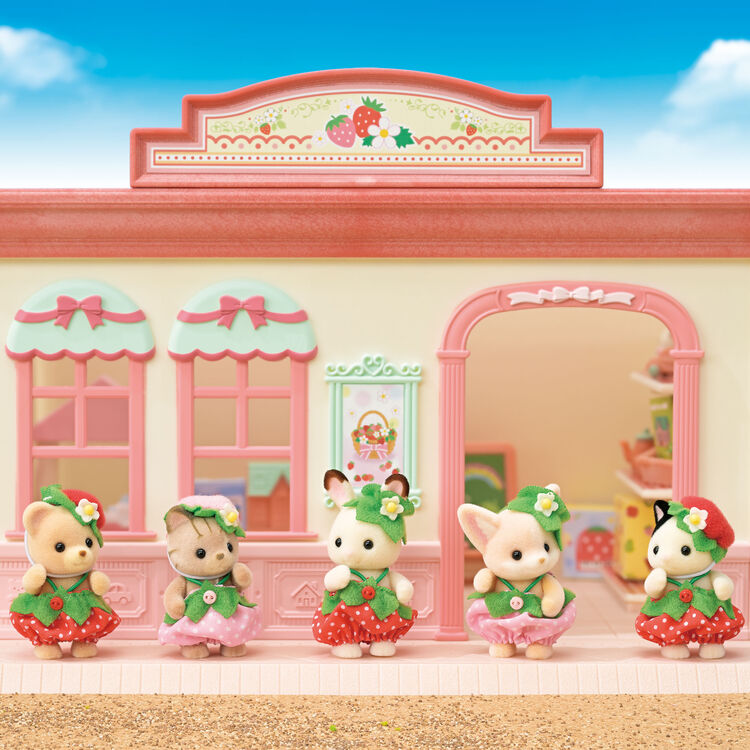 【Jp】Sylvanian Families | Strawberry Costum Baby Set 200 X 45 102 Mm
