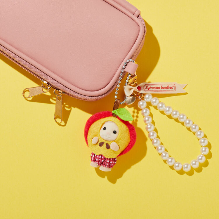 【Jp】Sylvanian Families | Baby Fruits Keychain Sheep Apple Costume 78 X 28 140Mm