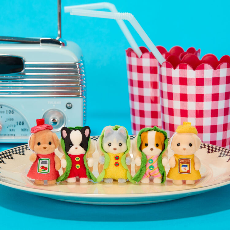 【Jp】Sylvanian Families | Gather Together! Hot Dog Baby Set