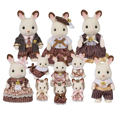 【JP】Sylvanian Families | Chocolate Rabbit Family 40th Anniversary Set 40 x 15 x 7.2 cm C-74