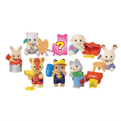 【Limit 1 /customer】Sylvanian Families | Construction Baby Blind Bags Builders Friends Series