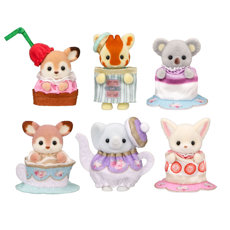 Sylvanian Families Blind Bag Mystery Bag Dokidoki Collection Baby Tea Time 120x30x148mm