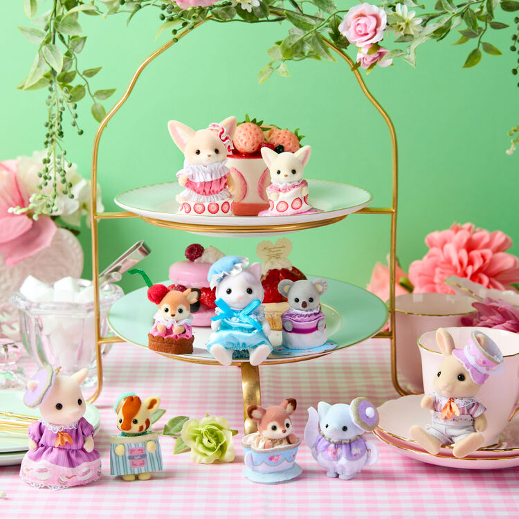Sylvanian Families Blind Bag Mystery Bag Dokidoki Collection Baby Tea Time 120x30x148mm