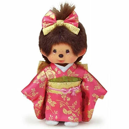 Monchhichi | Furisode Plush Toy Plush Doll Ｈ22×Ｗ15×Ｄ6cm (Girl)