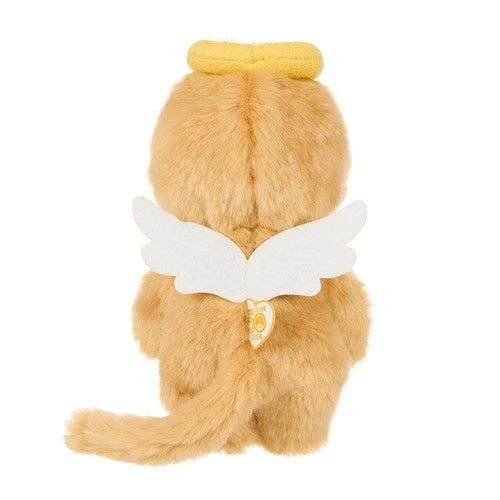 Monchhichi | Plush Toy Plush Doll Boy Beige Wings Heart Accessory H21.5×W13×D7.5cm (50th Anniversary - A Gift from