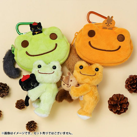 Pickles the Frog | Plush Keychain Bag Charm Mascot Holder with Pierre Basic 125×80×60mm