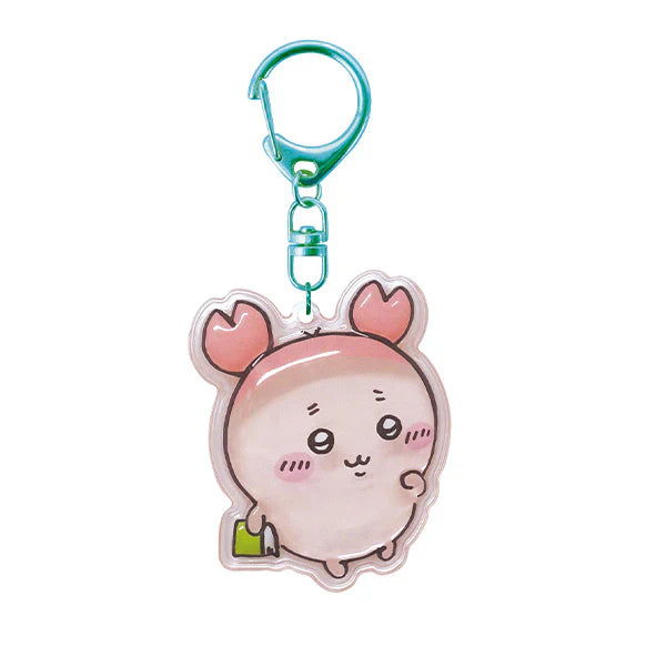 CHIIKAWA | Kani-chan Puffy Keychain 13 x 90 x 144mm (Little Cute)