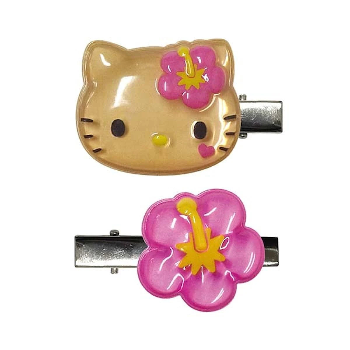 SANRIO | Hello Kitty Hair Accessory Puffy Hair Clip 47x32x9mm (Tanned)