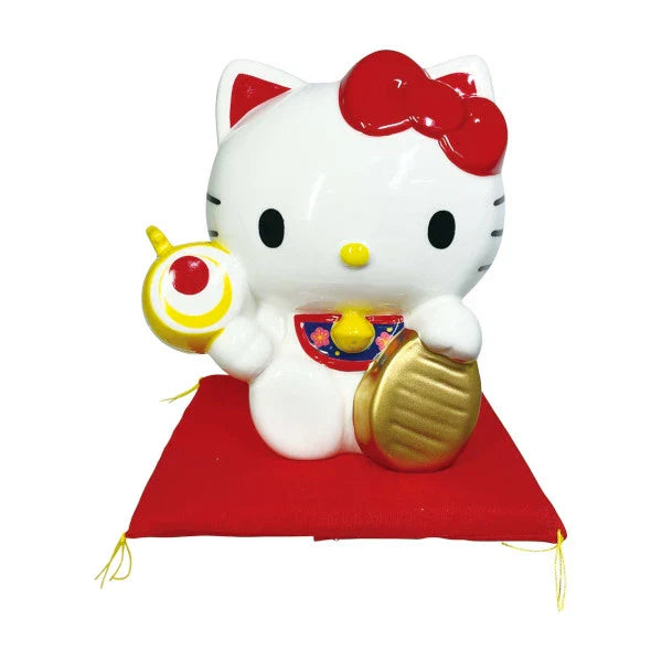 SANRIO | Hello Kitty Ceramic Piggy Bank 100×80×130mm (Lucky Invitation)