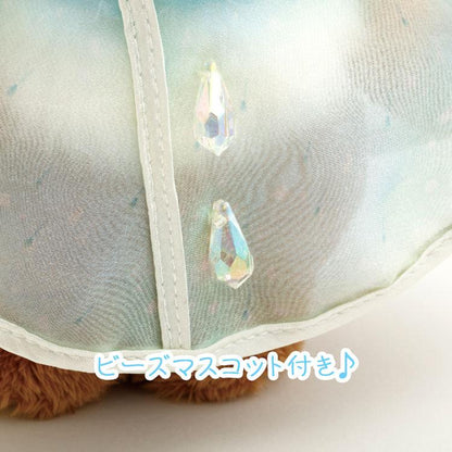 SAN-X | Rilakkuma Chairoikoguma Plush Doll Toy 210×145×85mm (Umbrella Rain then Sunny)