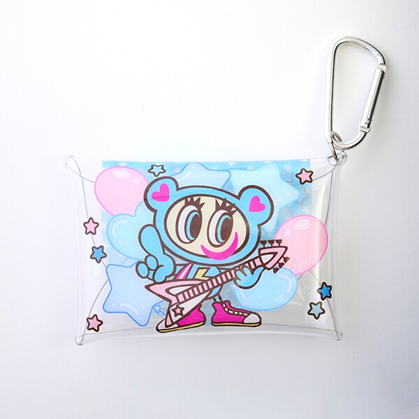 NARUMIYA Chatacter | Angel Blue PVC Pouch Keychain 65×95×20mm (25th Anniversary / POPUP Limited)