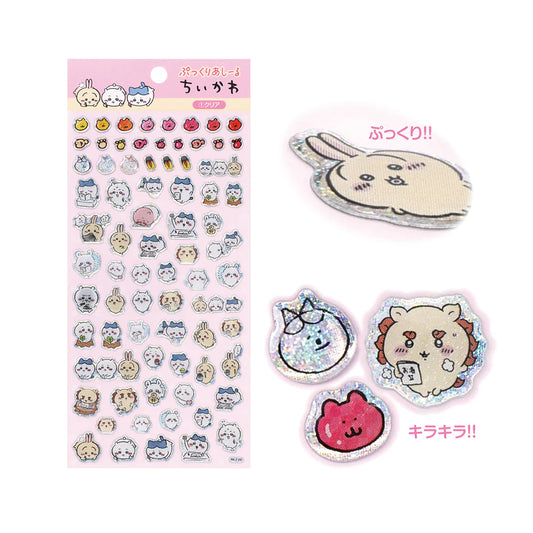 CHIIKAWA | Clear Sticker 200×90mm (Pink)
