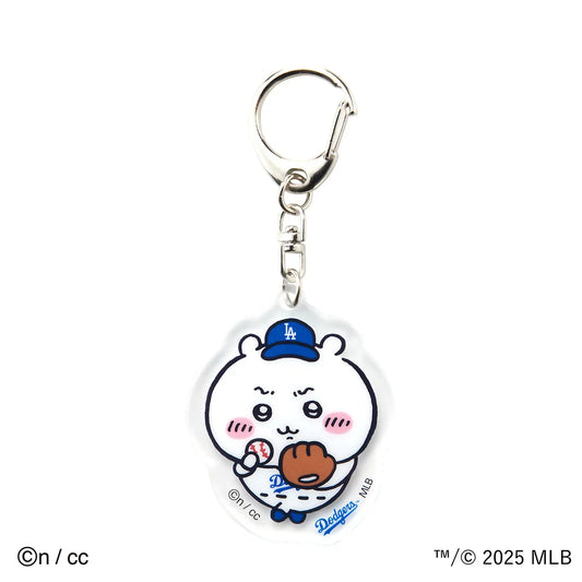 CHIIKAWA x MLB TOKYO SERIES | Acrylic Keychain Keyholder H75×W69mm Chiikawa吉伊/小白