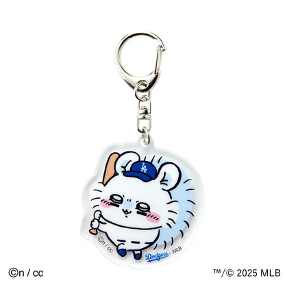 CHIIKAWA x MLB TOKYO SERIES | Acrylic Keychain Keyholder H75×W69mm Momonga 飞鼠