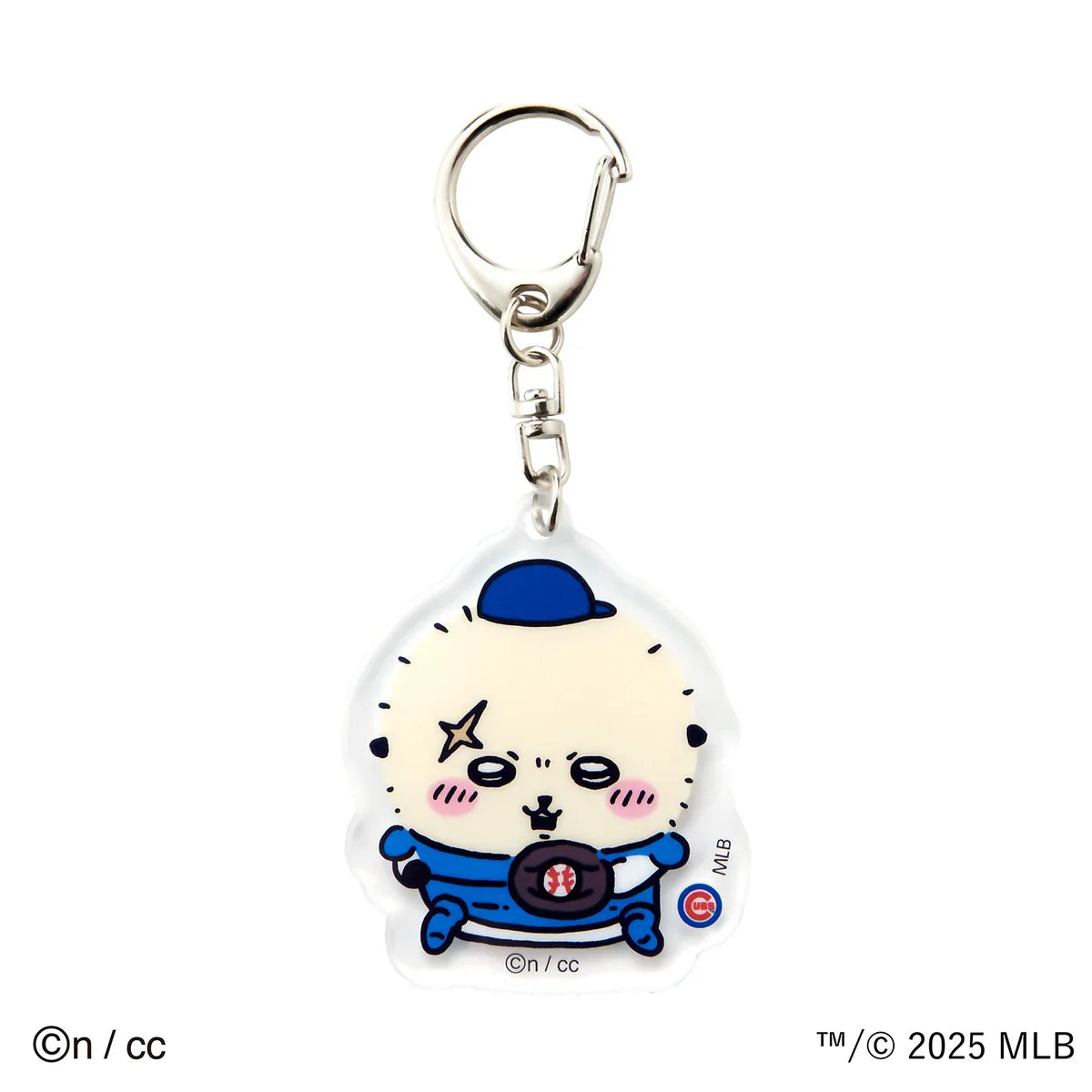 CHIIKAWA x MLB TOKYO SERIES | Acrylic Keychain Keyholder H75×W69mm Rakko 獭师