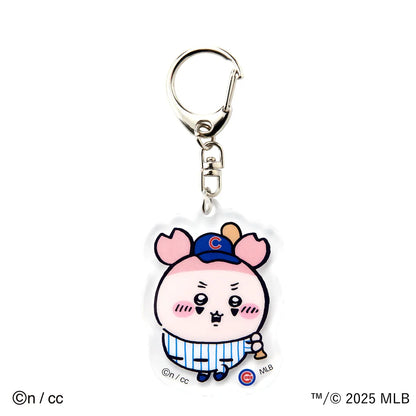CHIIKAWA x MLB TOKYO SERIES | Acrylic Keychain Keyholder H75×W69mm Kani-chan 古本