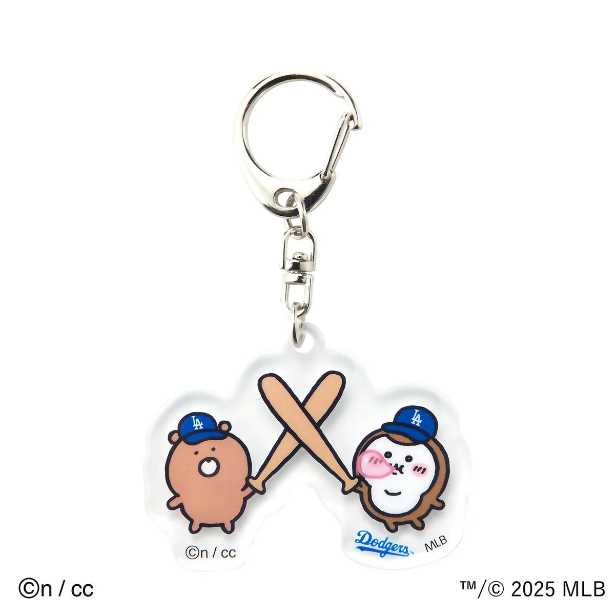 CHIIKAWA x MLB TOKYO SERIES | Acrylic Keychain Keyholder H75×W69mm Bear and Beetle独角仙小鼻嘎