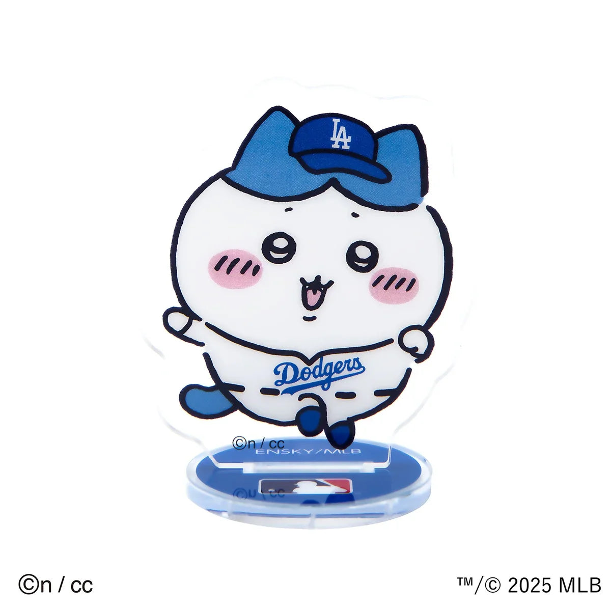 CHIIKAWA x MLB TOKYO SERIES | Acrylic Stand H75×W110mm Dodgers-Hachiware 八字喵/小八/小蓝