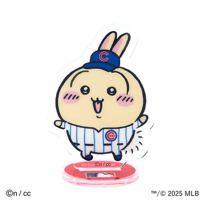 CHIIKAWA x MLB TOKYO SERIES | Acrylic Stand H75×W110mm Cubs-Usagi 兔子/乌萨奇