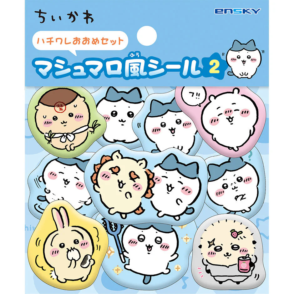 CHIIKAWA | Puffy Sticker Marshmallow Style 35×35×3mm (Blue)