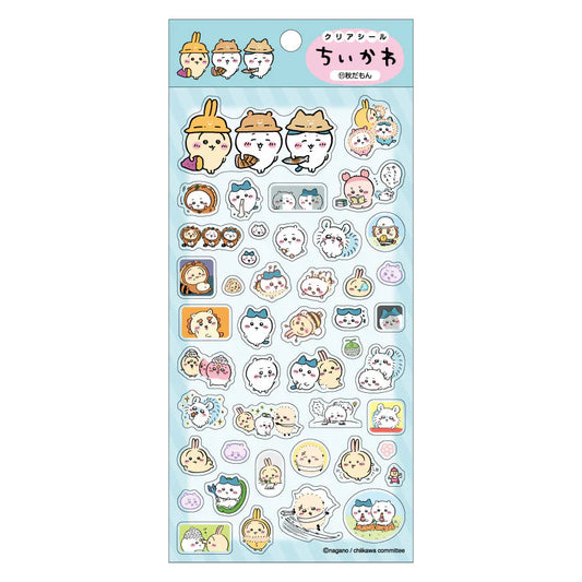 CHIIKAWA | Clear Sticker 175×90mm (It’s Autumn)