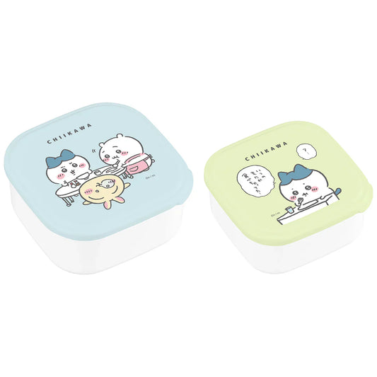 CHIIKAWA | Lunch Box Sealed Container Antibacterial Set (360ml & 550ml)