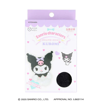 SANRIO | Kuromi Heart-fluttering Chenille Kit Handmade Material Set Finished Size 80x100mm Approx.