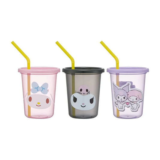 SANRIO | My Melody & Kuromi Cup/Tumbler Skater 320ml Set of 3