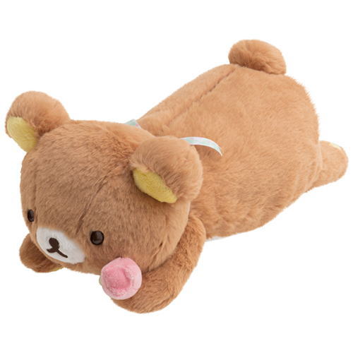San-X | Rilakkuma Lap Plush Toy Chairoikoguma 150×190×350Mm (Friends Of Chairoikoguma)