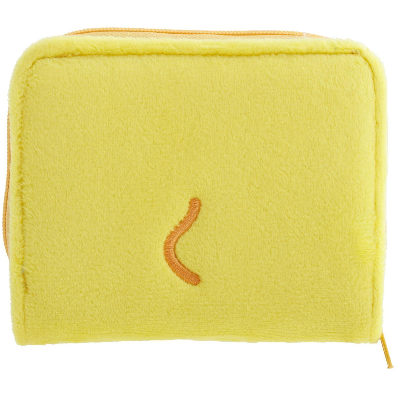 SAN-X | Rilakkuma Mascot Plush Face Bifold Wallet 110×120×35mm (Kiiroitori)