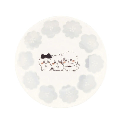 CHIIKAWA | Chiikawa & Hachiware & Rakko Small Plate 135×20mm (Happy Blossom)