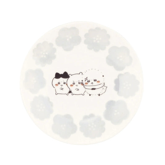 CHIIKAWA | Chiikawa & Hachiware & Rakko Small Plate 135×20mm (Happy Blossom)