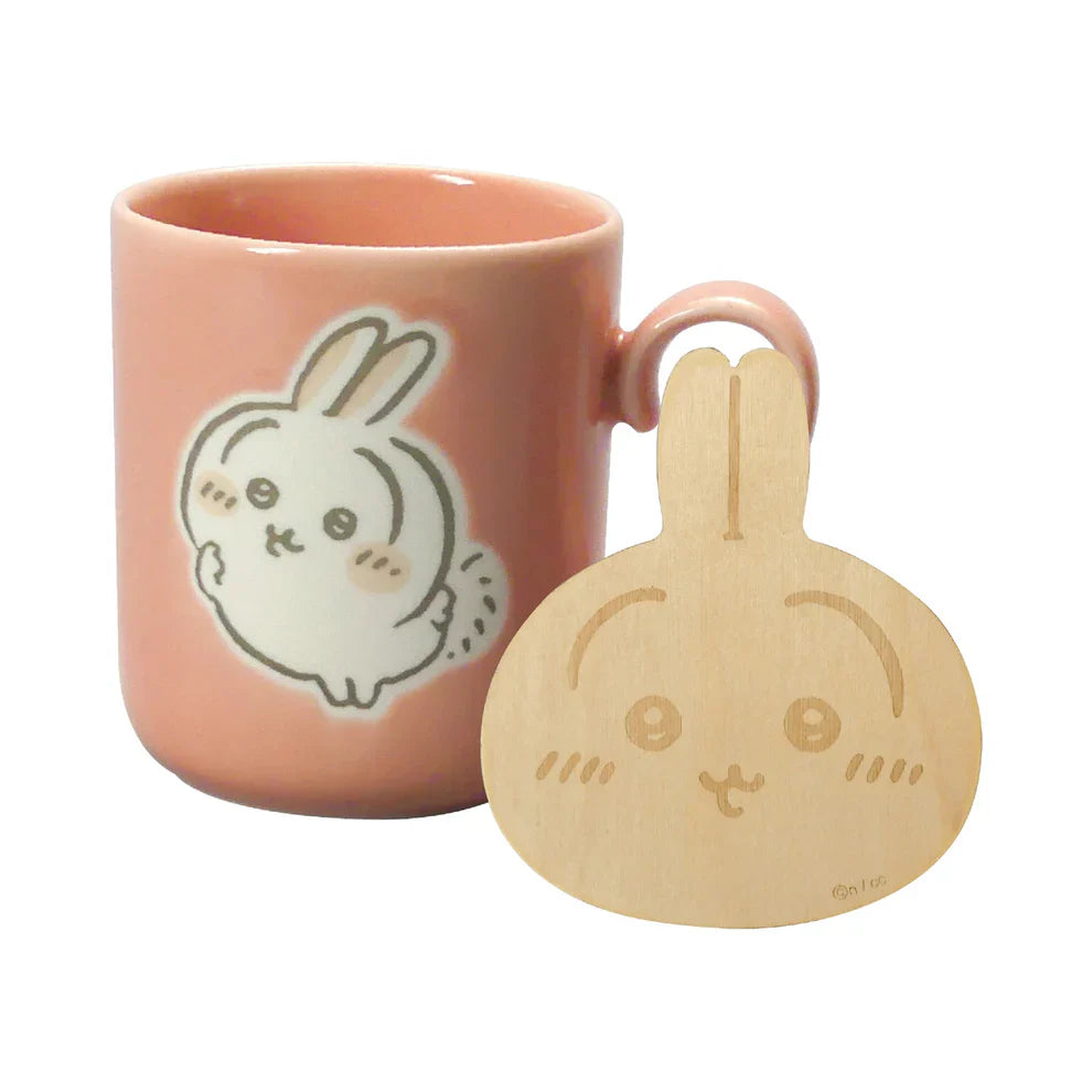 【Made in Japan】CHIIKAWA | Usagi Ceramic Mug Cup with Coaster Set