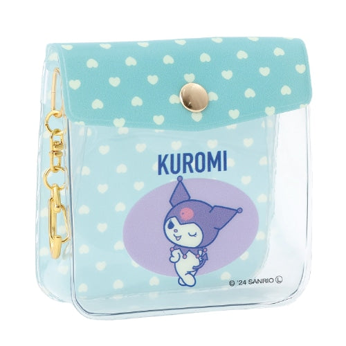 SANRIO | Kuromi Clear Pouch Mini 8.5×3×8.5cm (Vintage)