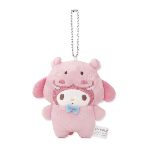 SANRIO | My Melody Plush Keychain Mascot Holder 115×115×32mm (Animal Hippo)